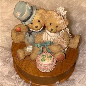 Cherished Teddies wedding music box